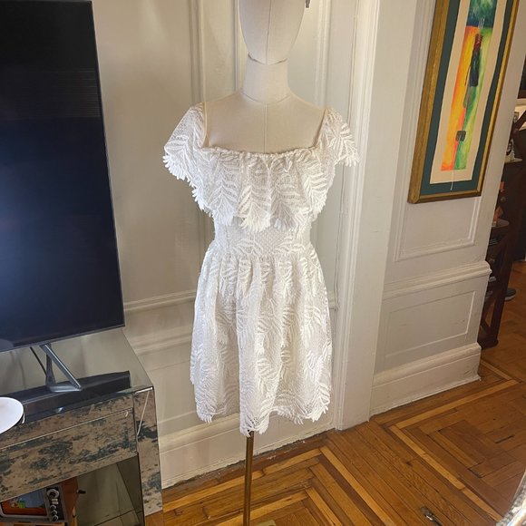 Lovers and Friends x REVOLVE Dream Vacay Dress, White, Off Shoulder, Small - Picture 3 of 15